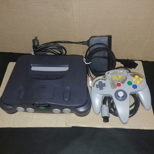 Nintendo 64 +controle+cabo Av+fonte+jogo De Brinde