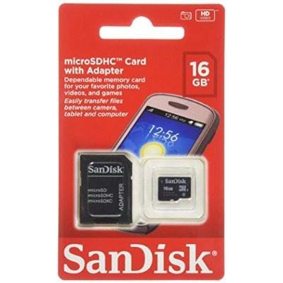 4 Tarjeta De Memoria Flash De 16 Gb Clase Sandisk Microsdhc