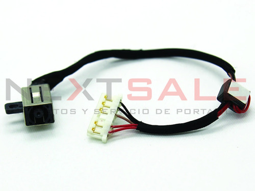 Imagen 6 de 6 de Cable Pin Carga Jack Power Dell 15-5000 Dc30100ui00 P51f001