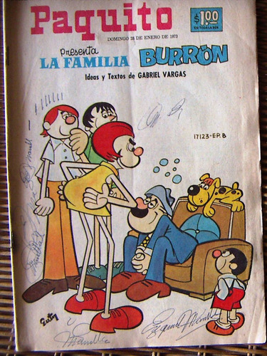 Historieta, Paquito Presenta La Familia Burron, N°17123