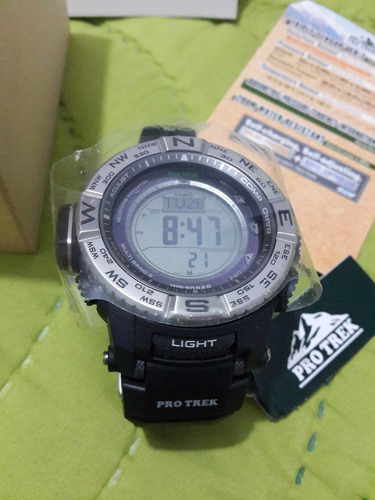 Reloj Casio Protrek Prw3500 3 Sensores Altimetro Solar Radio