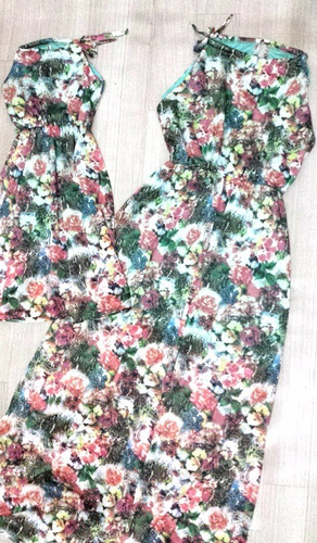 vestido floral mae e filha