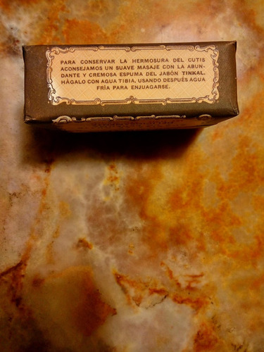 Jabon Antiguo Tinkal Sin Uso