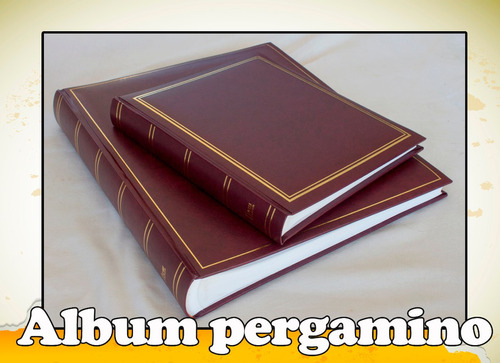 Album Pergamino/cocido Libro De Firmas/60y100 Pag/ Canon