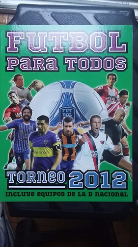 Album Futbol Para Todos 2012 Vacio