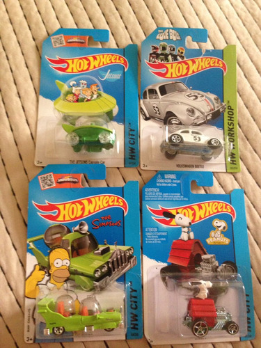 Hot Wheels Simpsons Y Otros Lote De 4