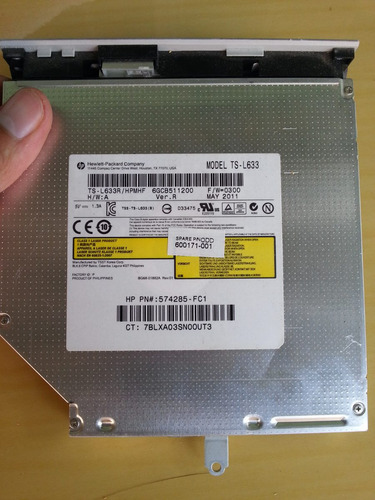 Gravador Dvd Rw Interno Sata Para Notebook (Usado)