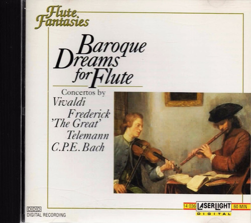 Baroque Dreams For Flute - Concertos - Laserlight - 1992  Cd