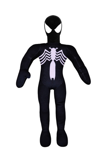 Muñeco Soft Spiderman Negro Con Licencia Original New Toys