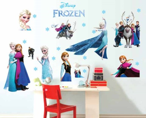 Adhesivo Decorativo Frozen 6 Stickers Pared