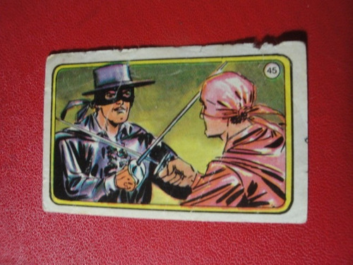 Figuritas El Zorro Año 1977 Nº45 Titanes En El Ring