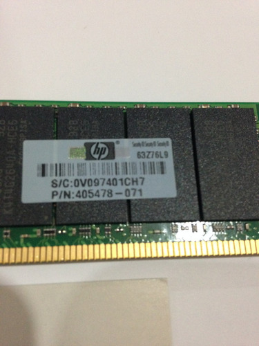 Imagem 3 de 3 de Memoria Samsung (1x 8gb) 8gb Ddr2 Server Ecc Fb Pc2 - 5300p