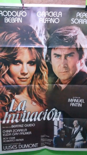 Poster Pelicula * La Invitacion * Año 1982 G. Alfano - Beban