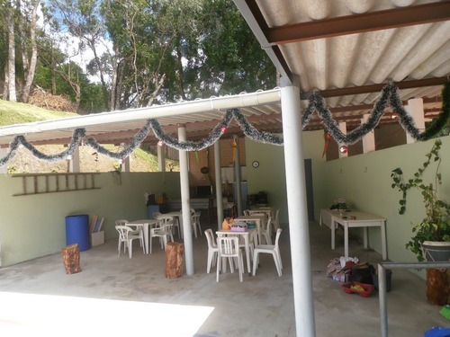 Chácara Em Ibiúna Linda Lazer Completo Asfalto Hidro Piscina