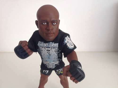 Anderson Silva Boneco Limitado Com Camiseta Round 5 Ufc Raro