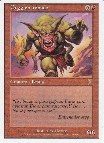 Carta Magic Orgg Entrenado