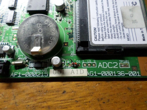 Placa E Cartão De Memória Compactflash 64mb Industrial