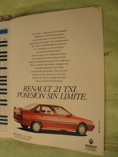 Publicidad Renault 21 Txi Año 1993