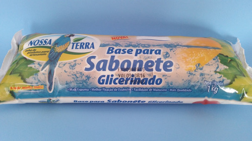 Imagem 1 de 4 de Base Glicerina Transparente Para Sabonete - Nossa Terra