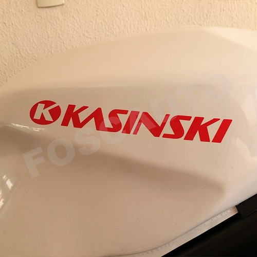 Par Adesivos Kasinski Comet Gt Gtr 250 650 Logo P/ Tanque