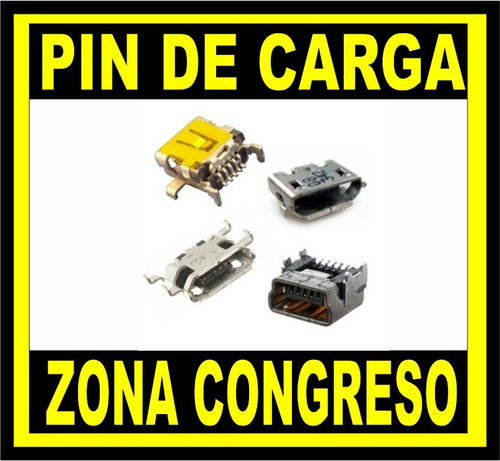 Pin Ficha Usb Carga 5 Pines Tablet Bgh Positivo L700 Noblex