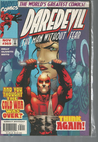 Daredevil N° 369 - Em Inglês - Editora Marvel - Formato 17 X 25,5 - Capa Mole - 1997 - Bonellihq Cx445 G23