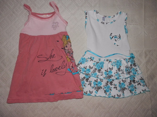 Lote 2 Vestidos- Blusita Verano-niña 2-3 Años