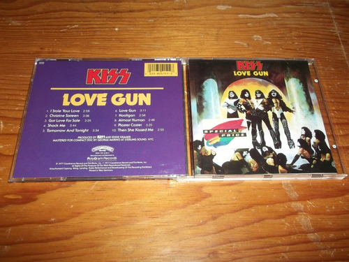 Kiss - Love Gun Cd Usa Ed 1990 Mdisk