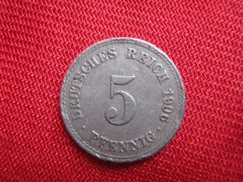 Alemania Imperio, 5 Pfennig 1906 A