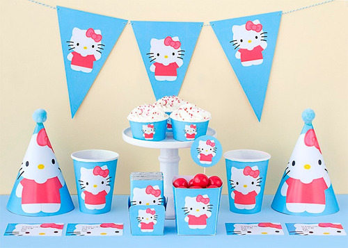 Kit Imprimible Hello Kitty Fiestas Infantiles Candy Bar