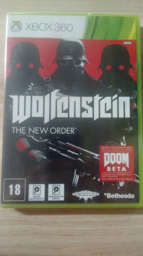 Wolfenstein The New Order Xbox 360 Novo Lacrado Xzg