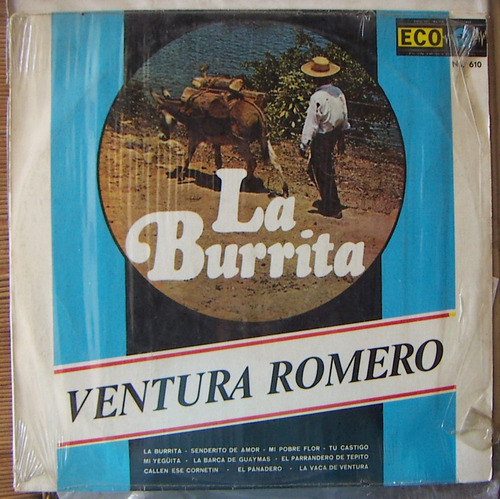 Bolero, Ventura Romero, La Burrita, Lp 12´,