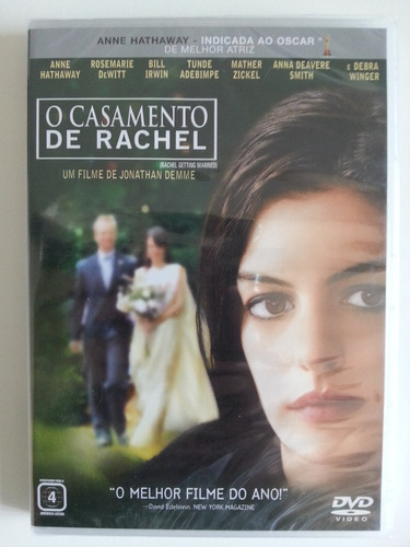 Dvd O Casamento De Rachel - Anne Hathaway - Novo - Lacrado!!