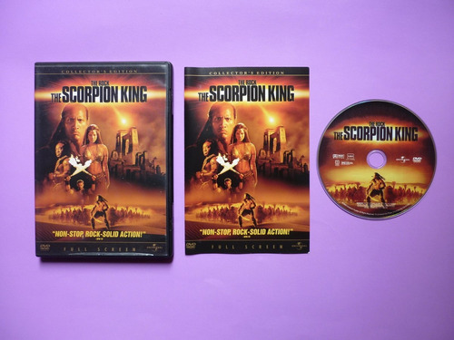 Pelicula: The Scorpion King Dvd Original The Rock P78