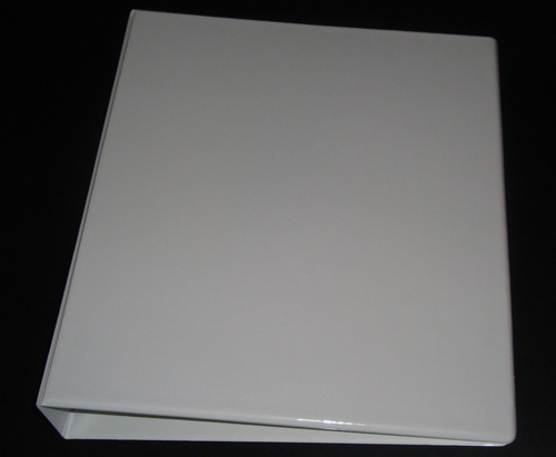 Carpeta A4 Blanca Tipo Clingsor Cubierta 2 Anillos Lomo 30
