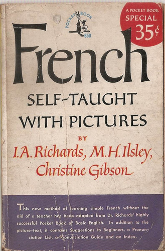 French Self Taught With Pictures - Richards - Pocket Books