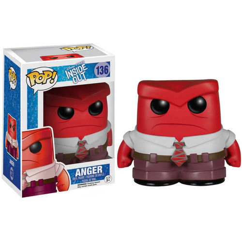 Funko Pop! Disney Pixar De Adentro Hacia Fuera Ira