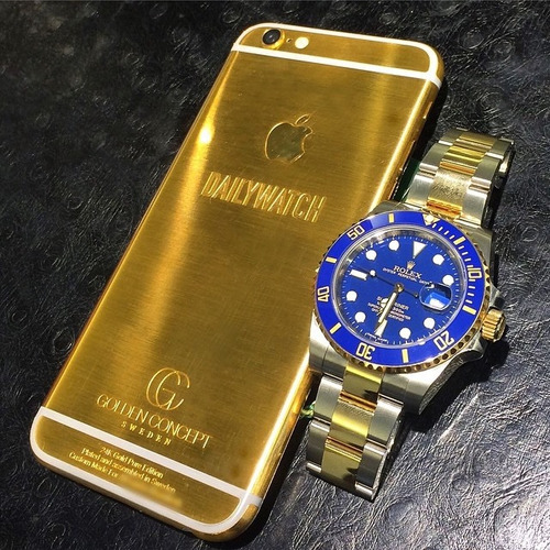 iPhone 5/5s De Oro 24k Case Armazón