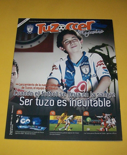 Club De Futbol Pachuca Revista Oficial Tuzoccer 2008  # 8