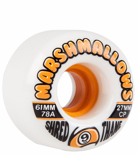 Rodas Sector 9 Marshmallows 61 Mm 78 A Shred Thane Longboard