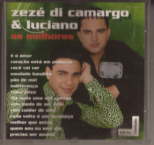 Cd Zezé Di Camargo & Luciano - As Melhores - Columbia Cd 199