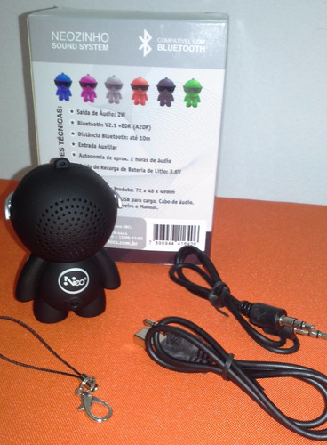 Mini Speaker Bluetooth - Boneco Oferta