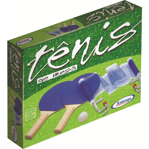 Kit Ping Pong Tênis De Mesa Raquetes Rede Bolinhas 6 Peças