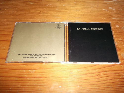 La Polla Records - Negro Cd Español Ed 1992 Mdisk