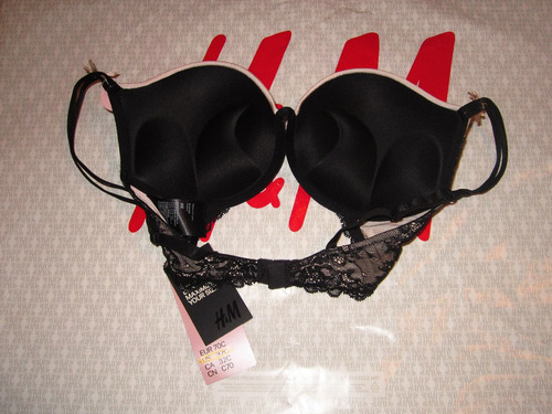 Brasier Importad Super Push Brillantes Encaje Rellen 32b 32c
