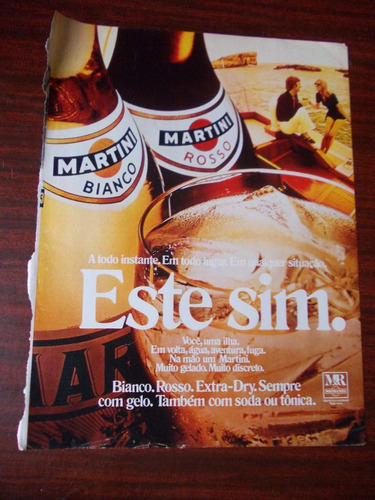 Propaganda Antiga - Martini Bianco. Rosso. Extra-dry. Sempre