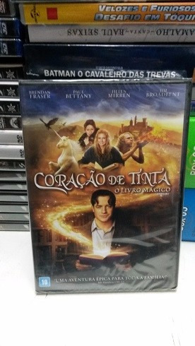 Dvd Original Coração De Tinta - O Livro Mágico [lacrado]