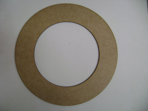 Aro Guirlanda Mdf 3mm Laser 50 Cm  Diametro Borda De 10 Cm