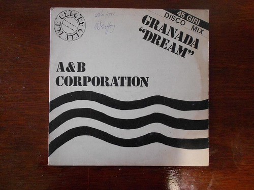 A&b Corporation Retro Version 45 Disco Mix  Lp  Italy Ex