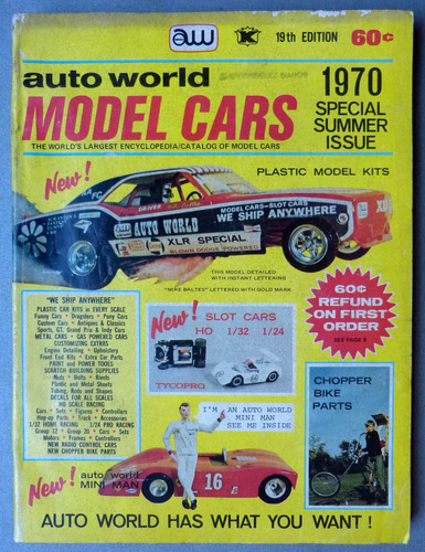 Catalogo De Autos En Escala Auto World Año 1970 Edic. Espec.